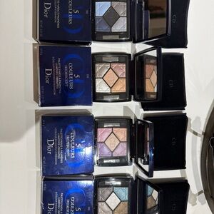 Dior 5 Couleurs Eyeshadow Palette - Blue, Silver, Pink, Brown
